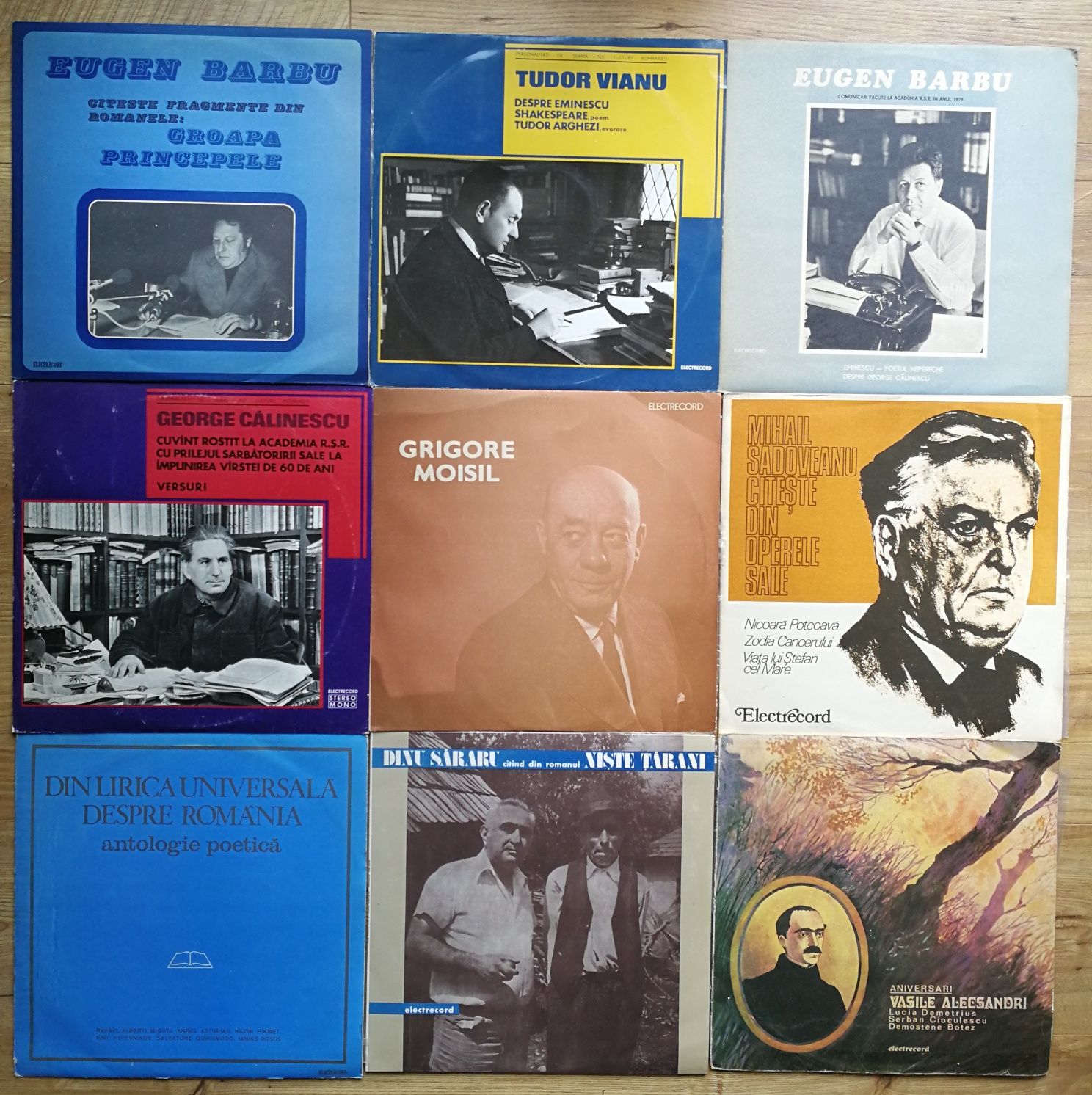 Vinil Haiavatha Grigore Moisil Dinu Sararu Eminescu  P. Everac M Twain