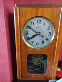 Дървен полски старинен часовник Метрон/ Metronн
