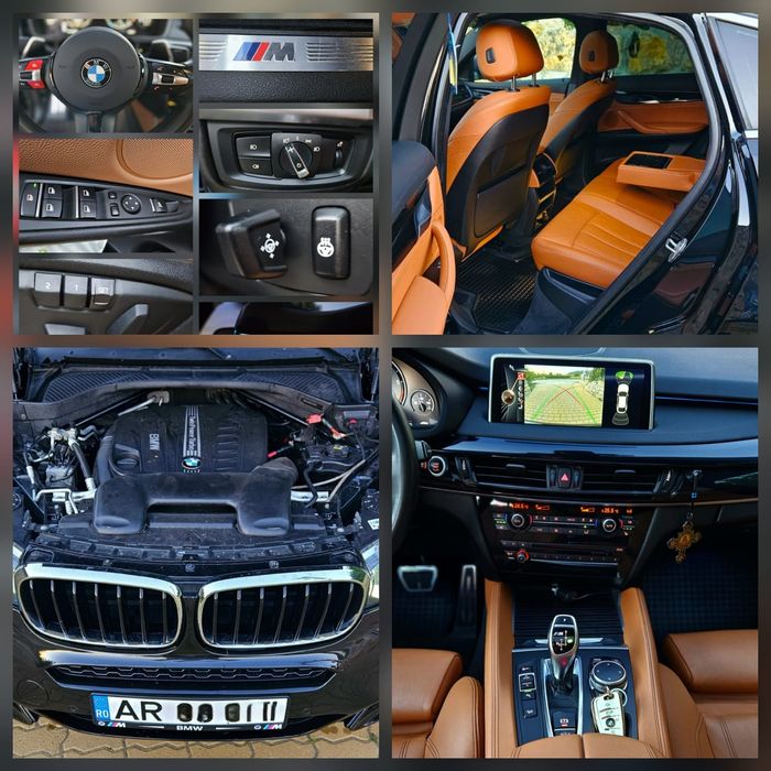 Bmw X6 F16 M Pachet 3.0 D 258 CP [Trapa , Piele ,Soft Close]