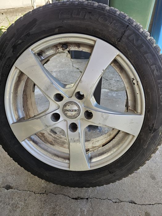Jante + Cauciucuri 215/55/R17 de iarna