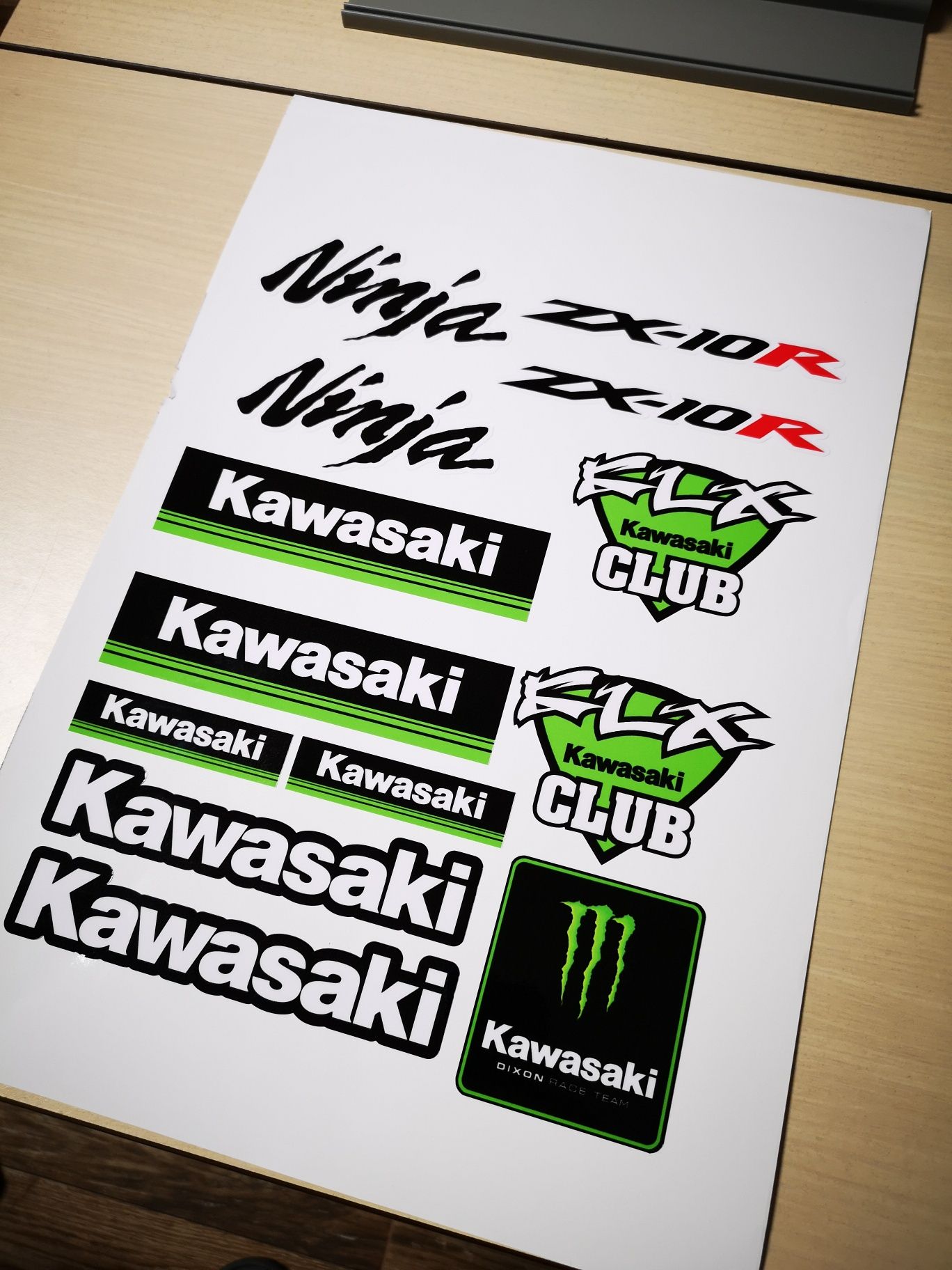 REDUCERE Stickere Kawasaki A3 sticker moto versys ninja yamaha