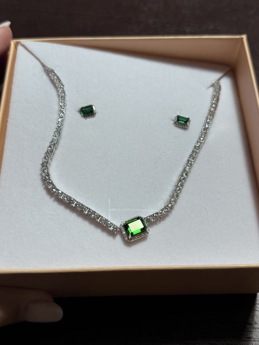 Set colier si cercei argint colectie deja vu