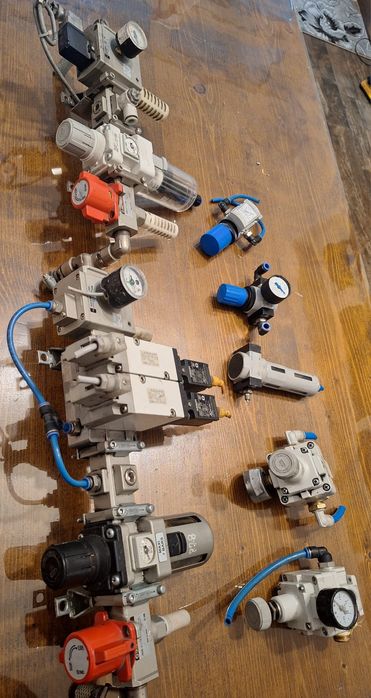 Distribuitor pneumatic aer valva omron robinet regulator presiune filt