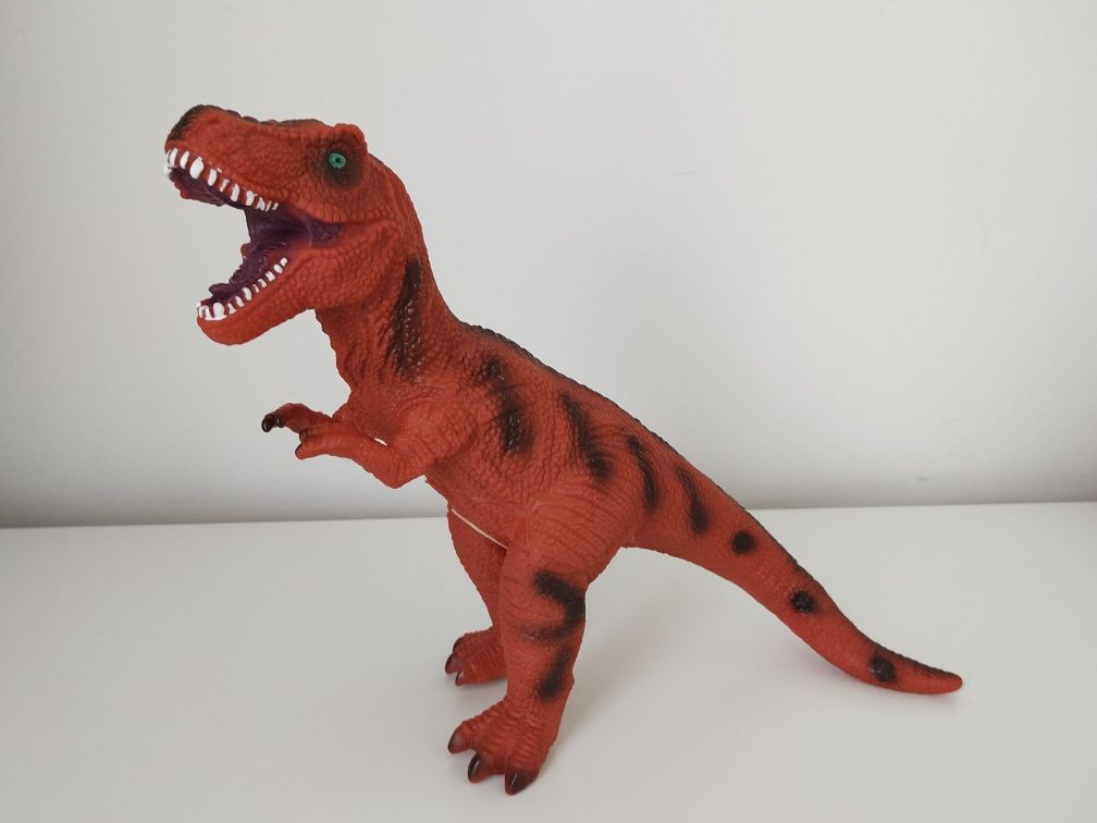 Jucarie - dinozaur t-rex din plastic, cu sunet