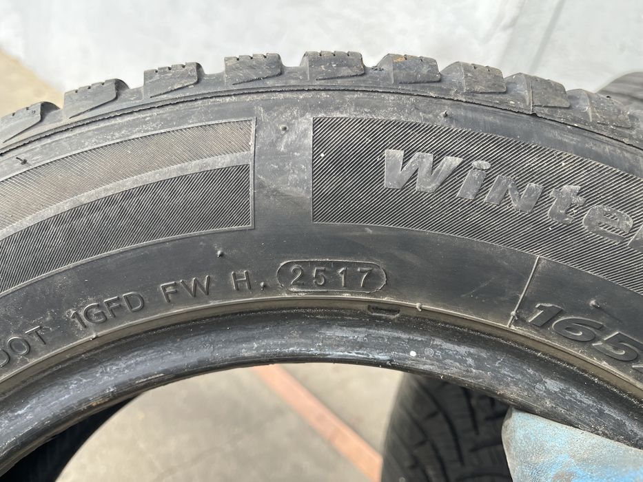 2 бр. зимни гуми 165/70/14 Hankook DOT 2517 5,5 mm