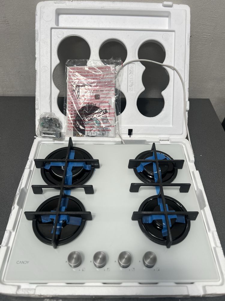 Газов плот/котлони за вграждане Candy CVG6BR4WTW , 595 mm x 510 mm