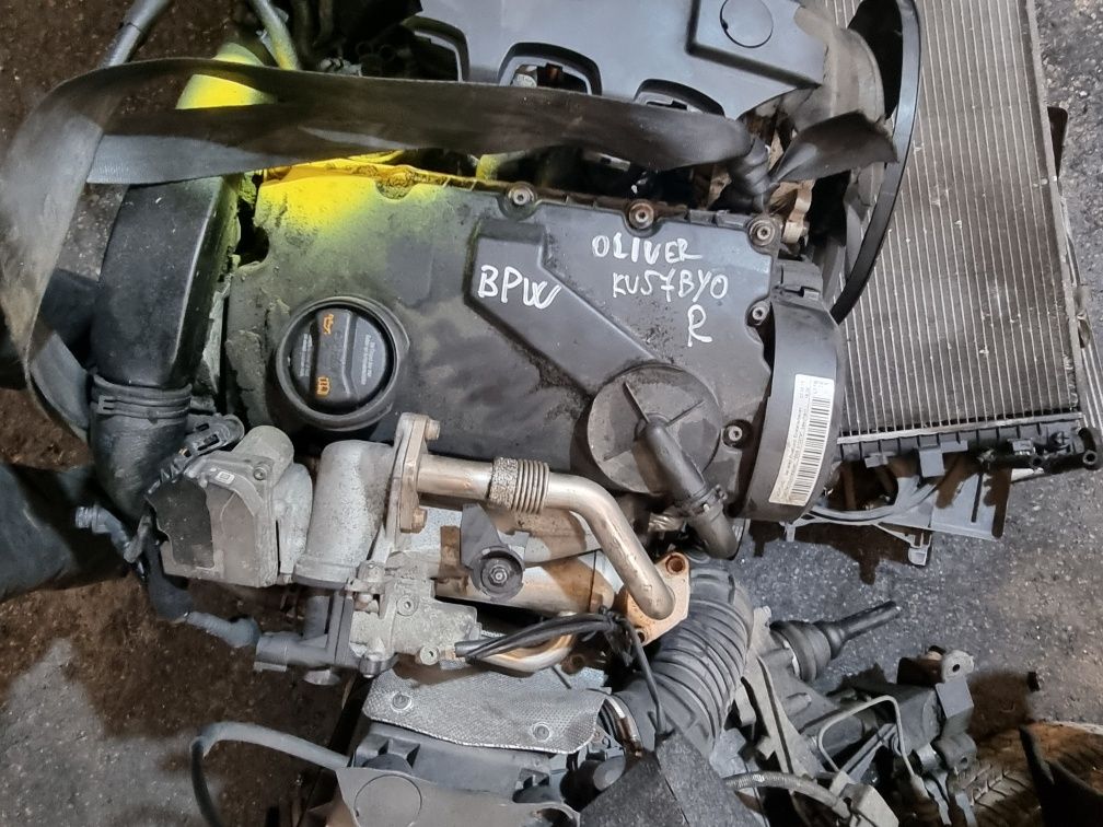 Motor complet echipat cu accesorii Audi 2.0 cod BPW 2008