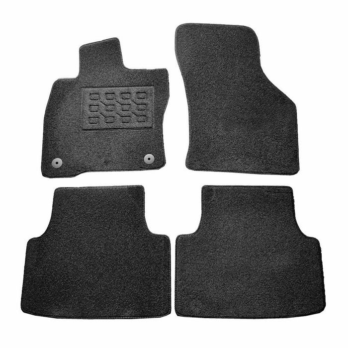 Covorase mocheta Seat Leon 4 2020-> prezent, Negre, set de 4 bucati