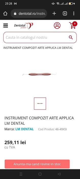Set stomatologie instrumentar pensa miller, chiureta parodontala