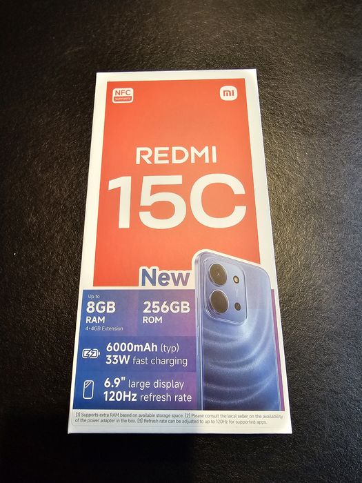 Xiaomi REDMI 15C, 8Gb, 256ram, NOU