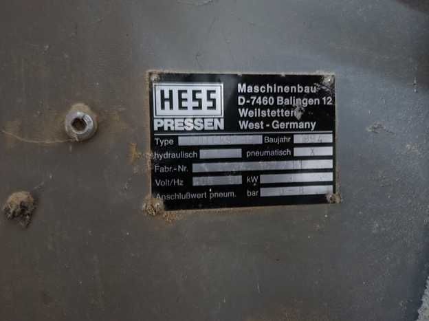 HESS-Quickstep – presă pentru rame