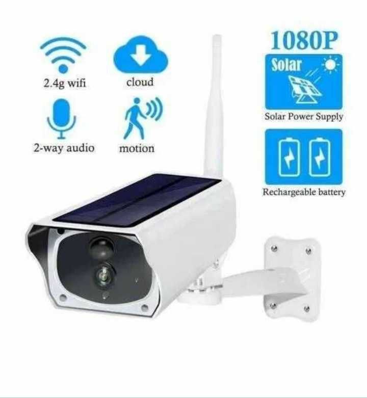 ПРОМОЦИЯ Соларна безжична WIFI Камера FULL HD външен монтаж IP65