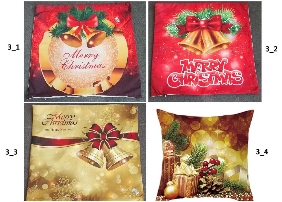 Коледни декоративни калъфки