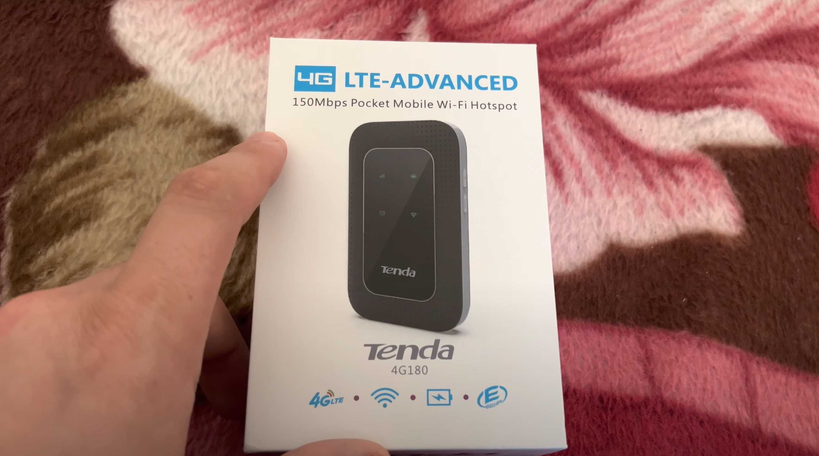 Router Wireless portabil TENDA 4G180 V3, Single-Band 150 Mbps, 4G LTE