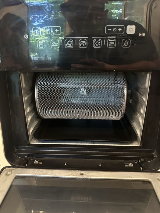 Airfryer, friteuză cu aer cald și rotisor, fără ulei, Breville