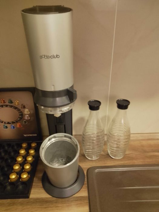 Aparat sifon SODACLUB + BUTELIE GAZ + CARAFE Sticla 0,7 l