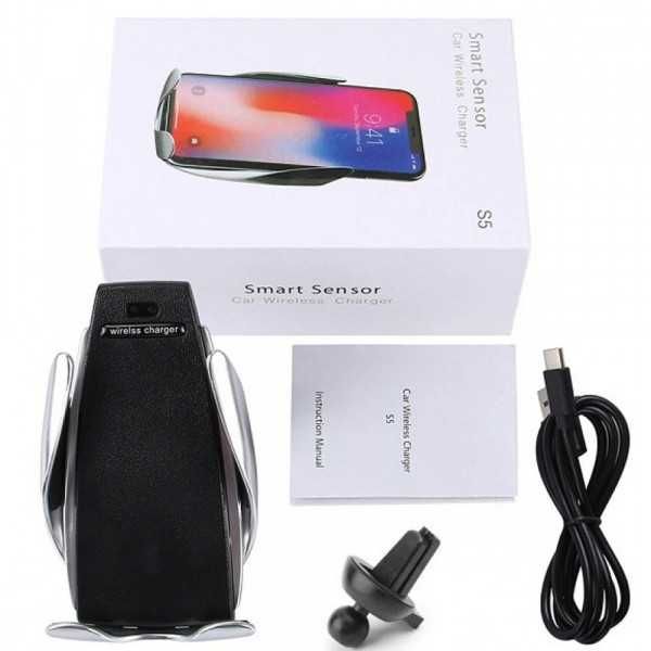 Стойка за телефон с безжично зарядно Digital One SP01039 S5/C10/R1