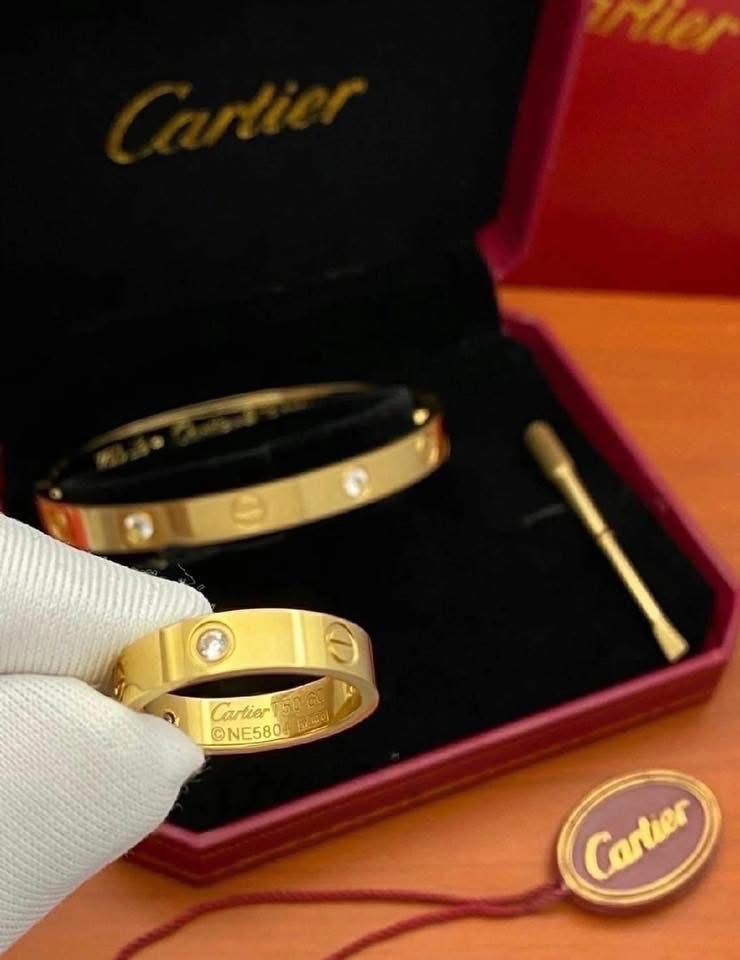 Brățară, inel Cartier Love