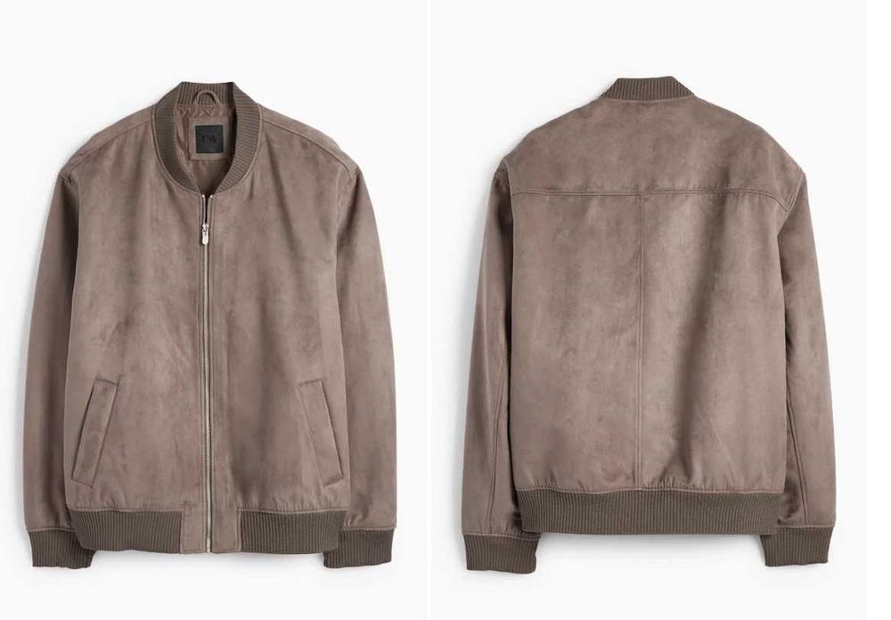 Oferta Black Friday Jachetă de aviator -imitație de piele întoarsă,mar