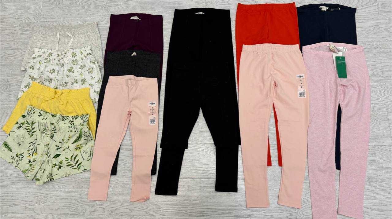 Новые шорты / лосины NEXT, H&M, CARTER'S,  размер от 3-х до 9-ти  лет