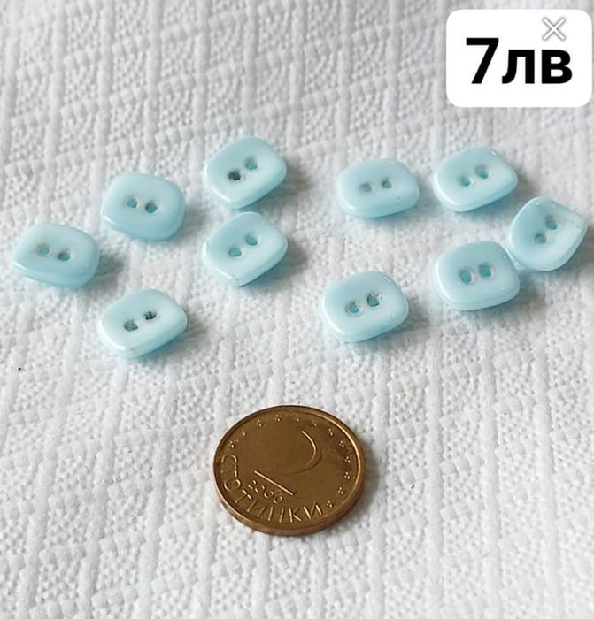 антикварни стъклени копчета  френски