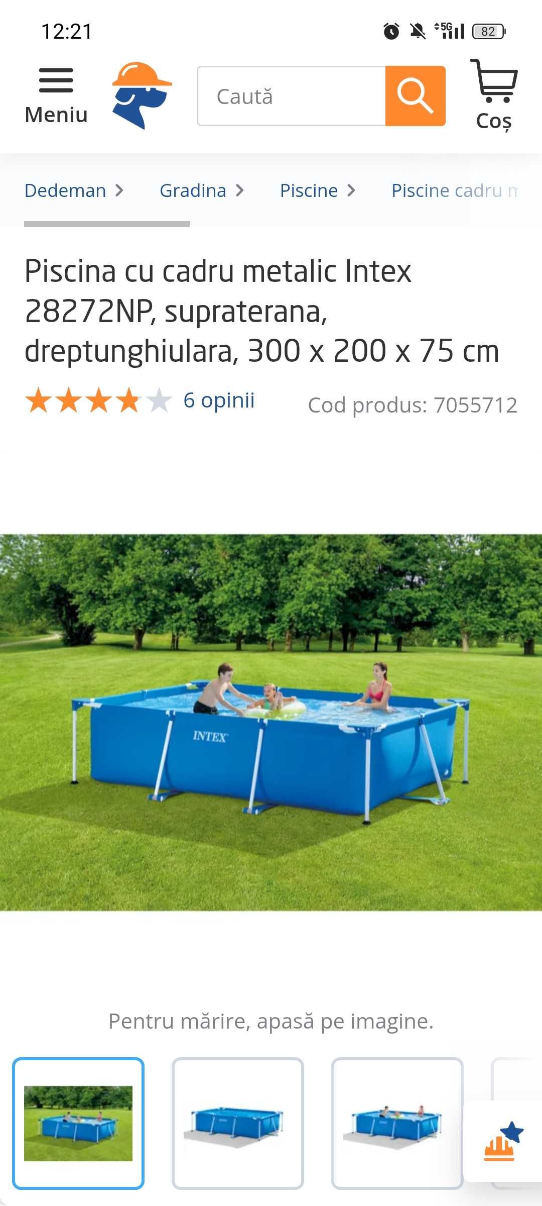Piscina supraterana