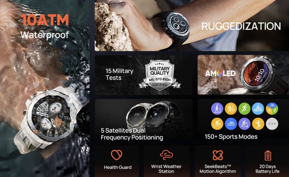 Новый Mibro GS Explorer! Бесплатная Доставка!