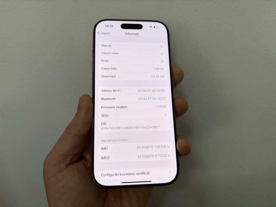 Iphone 16 Pro, 128 gb, Desert Titanium