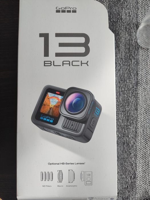 GoPro 13 black подарък стик/тринога.Чисто нова с гаранция.