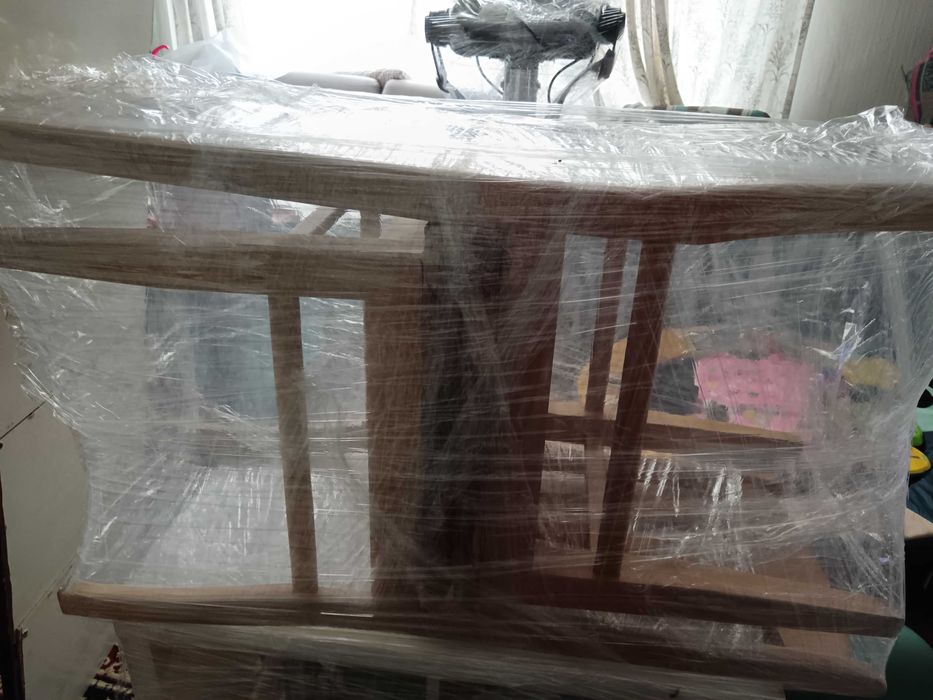 6 дървени масивни стола