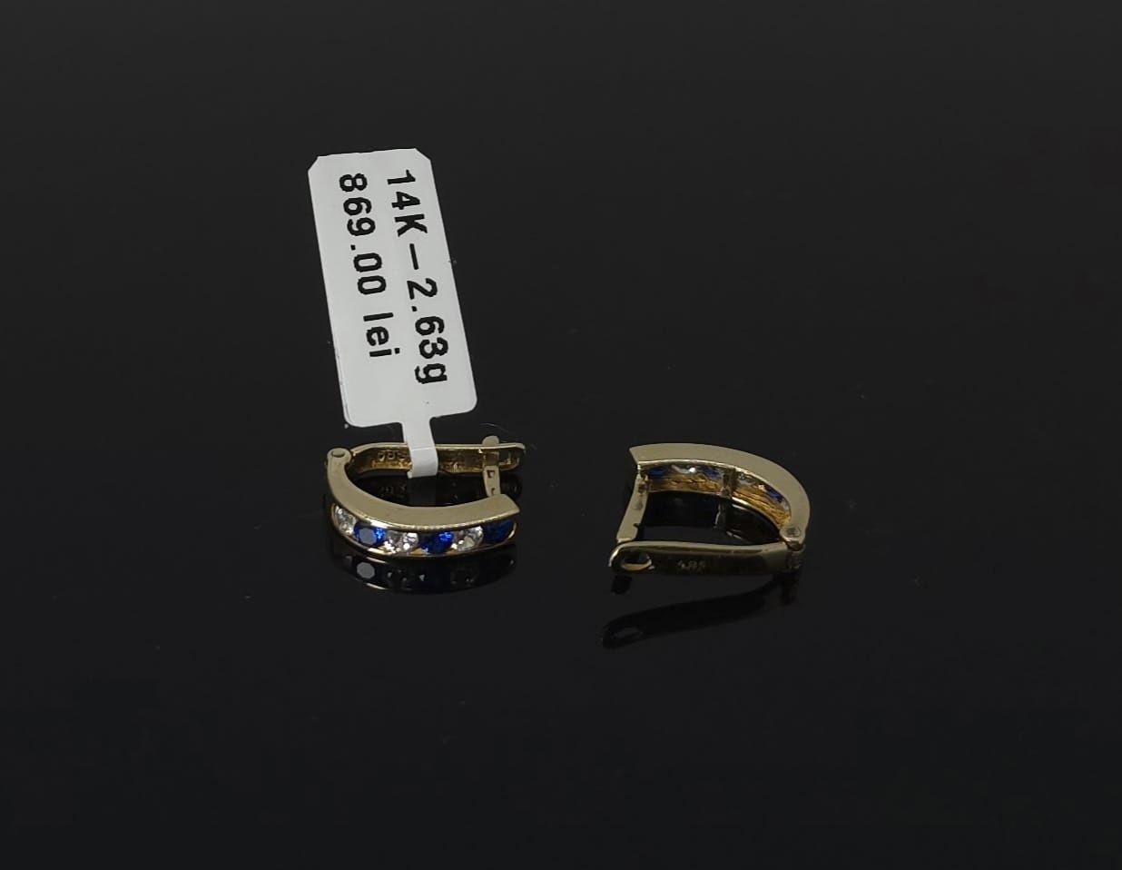 Cercei aur 14k 2.63gr