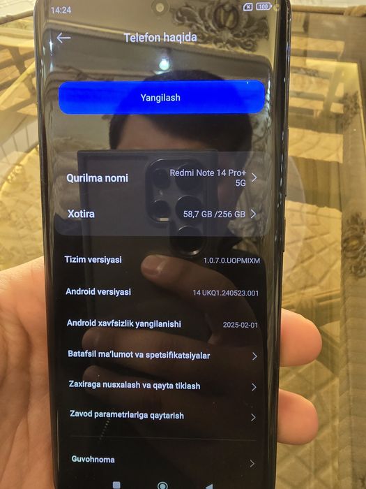 Redmi note 14 pro + 5g