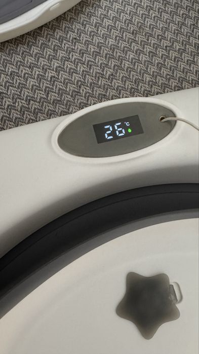 Набор ванна детская, для купания новорожденных, складная, с термометро