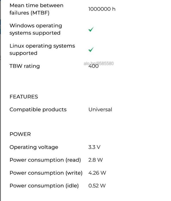 1024GB 1TB Origin Storage Inception M.2 NGFF 80mm SATA 3D TLC SSD диск