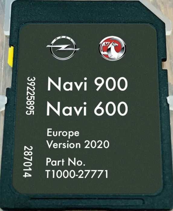 Opel Vauxhall Chevrolet NAVI 900/600 sd card Навигация 2020 сд карта