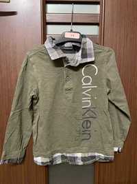 Calvin Klein - bluza cu guler camasa 4-5 ani Original