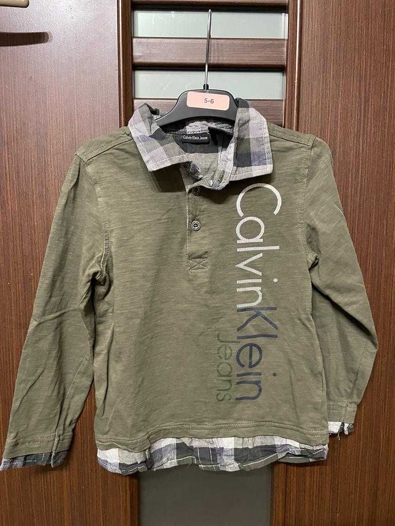 Calvin Klein - bluza cu guler camasa 4-5 ani Original