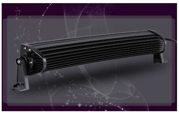 СУПЕР МОЩЕН Led Bar извит 54 СМ 336 W 7D 12V 24V