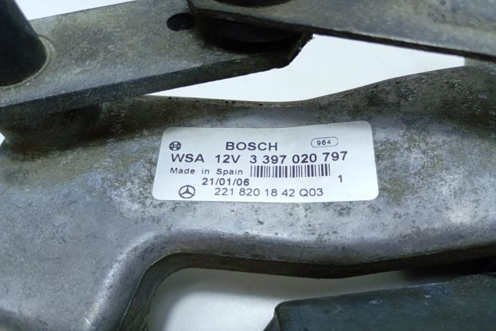 Ansamblu  stergator cu motoras 3397020797 Mercedes-Benz S-Class W221
