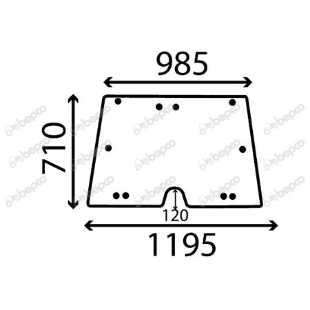 Parbriz fata tractor Fiat seria 46, 66, Someca, AGRINORTE