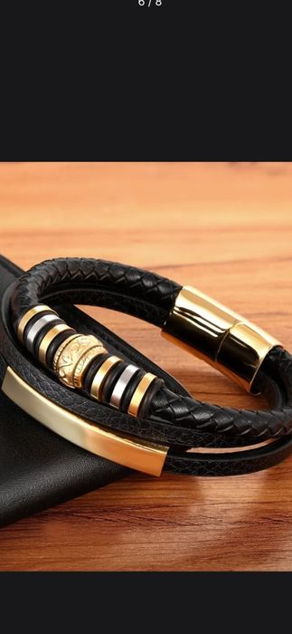 Новый кожаный браслет