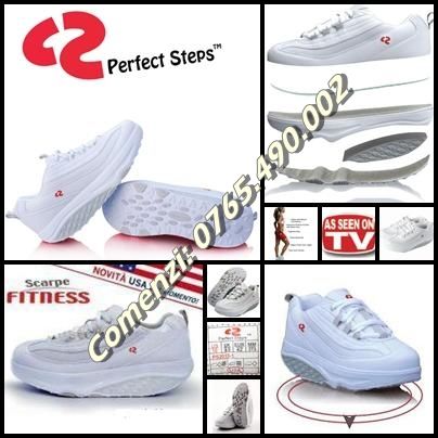 Pantofi sport talpa convexa Perfect Steps slabit reducere celulita