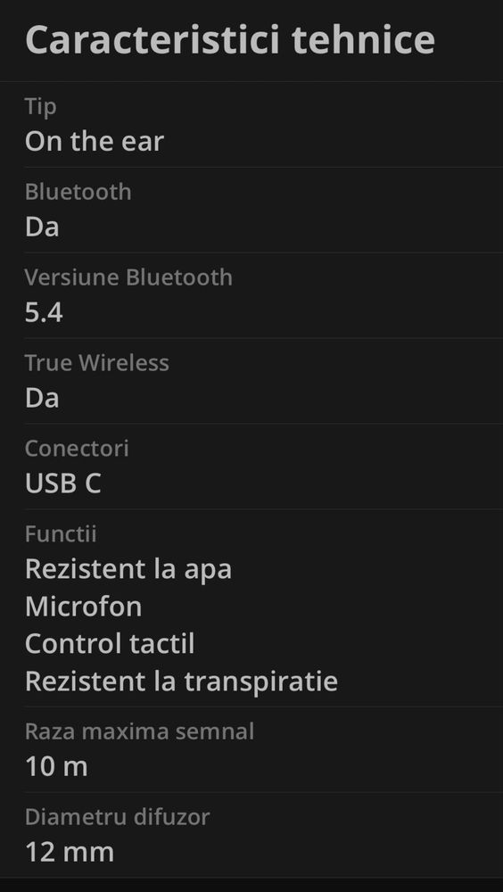 Casti Wireless Anker Soundcore Aeroclip (noi-garantie)