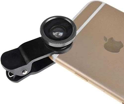 Комплект обективи за телефон – Fish Eye, Макро и Широкоъгълен