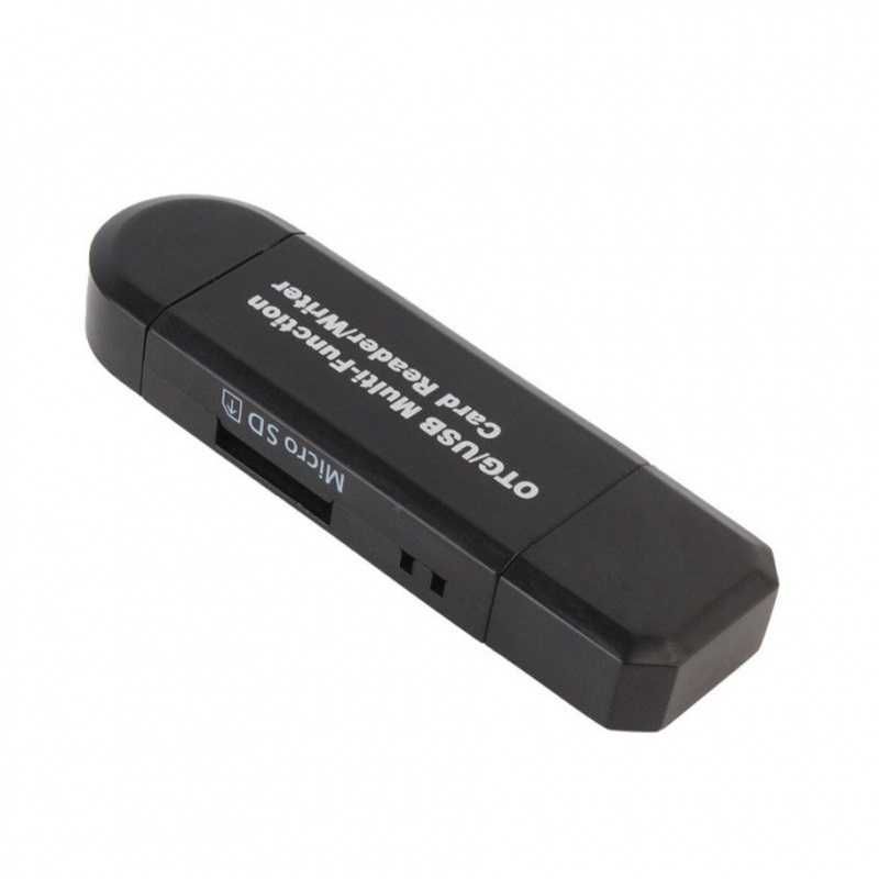 USB SD CARD READER + Micro USB 3 in 1 Adaptor OTG