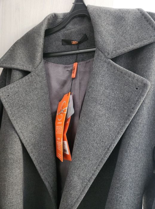 Пальто длинное длина 120 см oversized новое с этикеткой в чехле.