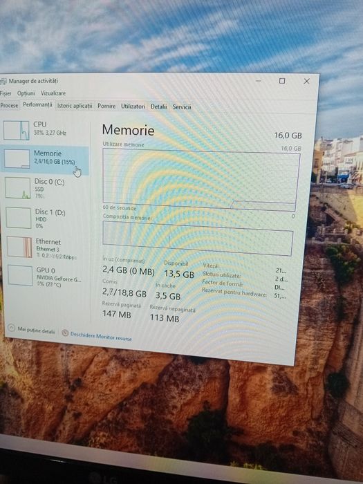 Pc i5 gtx1050ti 16 gb ram ssd+hdd