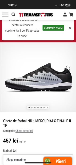 Adidasi de fotbal Nike Mercurial X Finale || pentru sintetic