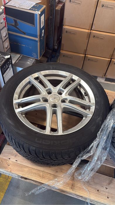 Jante Aliaj Dezent plus Cauciucuri Iarna Nokian 235 / 50 R17