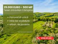 Teren intravilan 500mp Câmpina Unic Panoramă rară lac padure, 21 sept